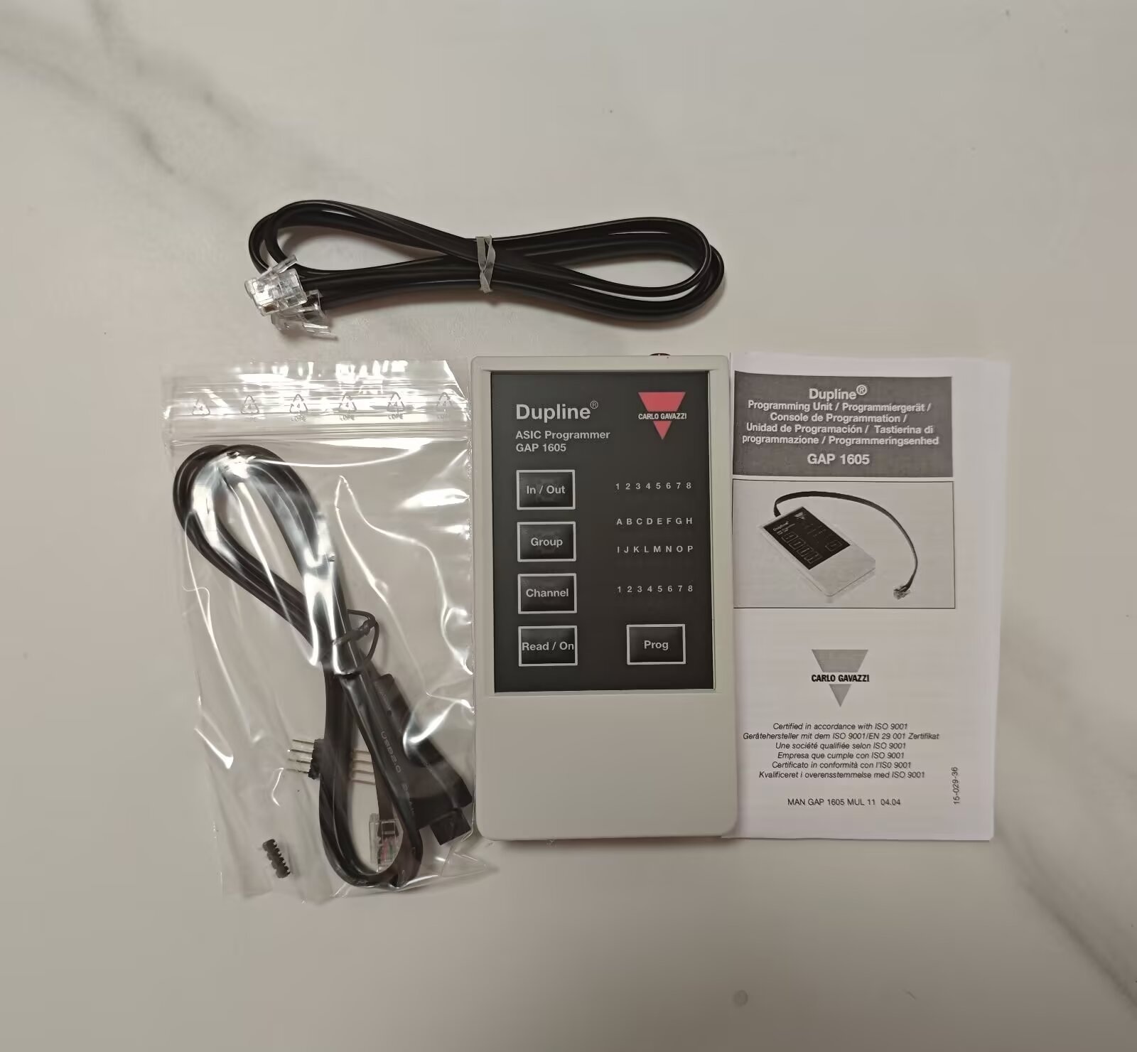 The **Carlo Gavazzi Dupline GAP1605 Handheld Operator** is a portable device for controlling and monitoring Dupline fieldbus networks, offering real-time operation and diagnostics.